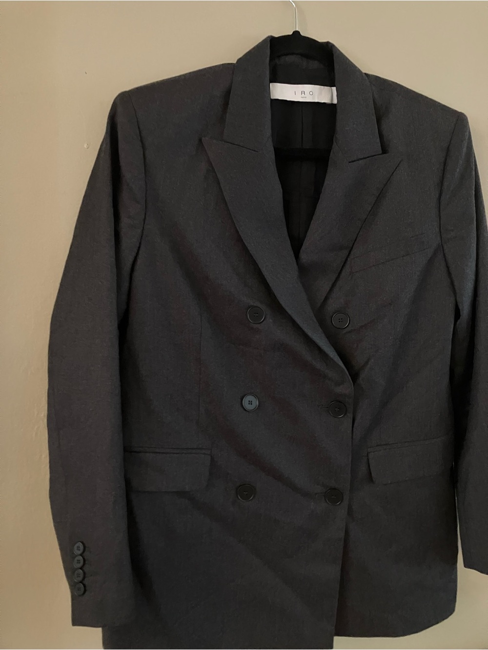 IRO Paris Double Breasted Blazer
Anthracite (French Size 36/US Small) - Picture 3 of 9